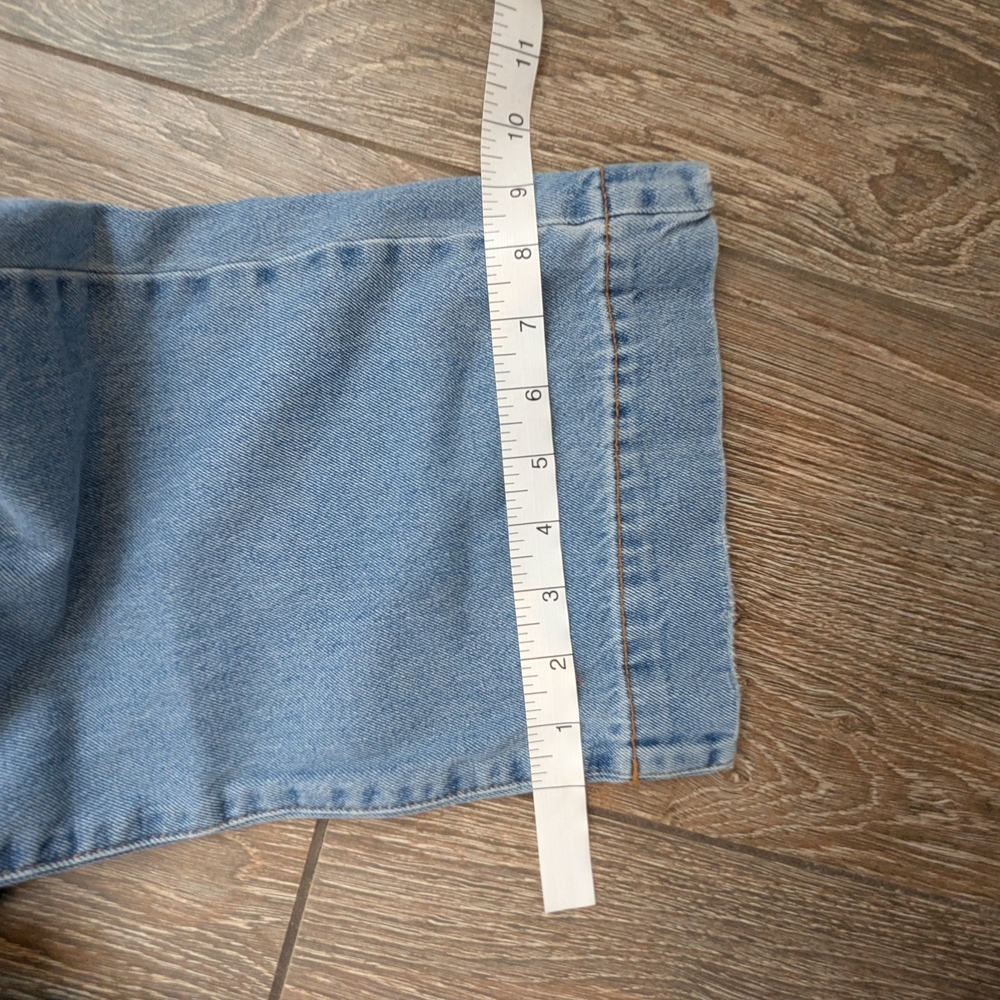Cotton On Utility Pocket Straight Jeans Color Block Pockets Size 2 High Rise - Picture 14 of 14